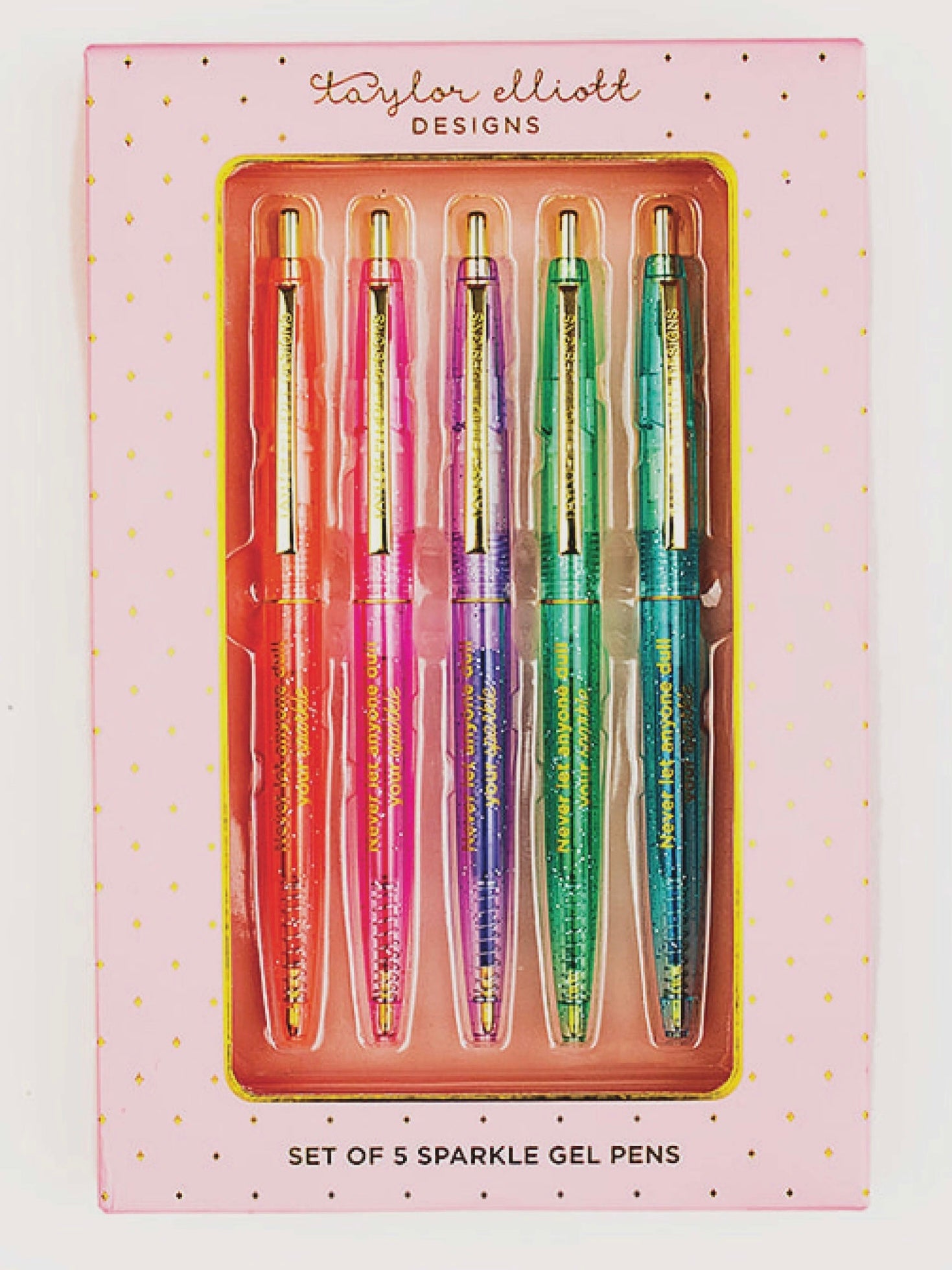 Taylor Elliot Sparkle Gel Ink Pen Set - Whoopsie Daisy
