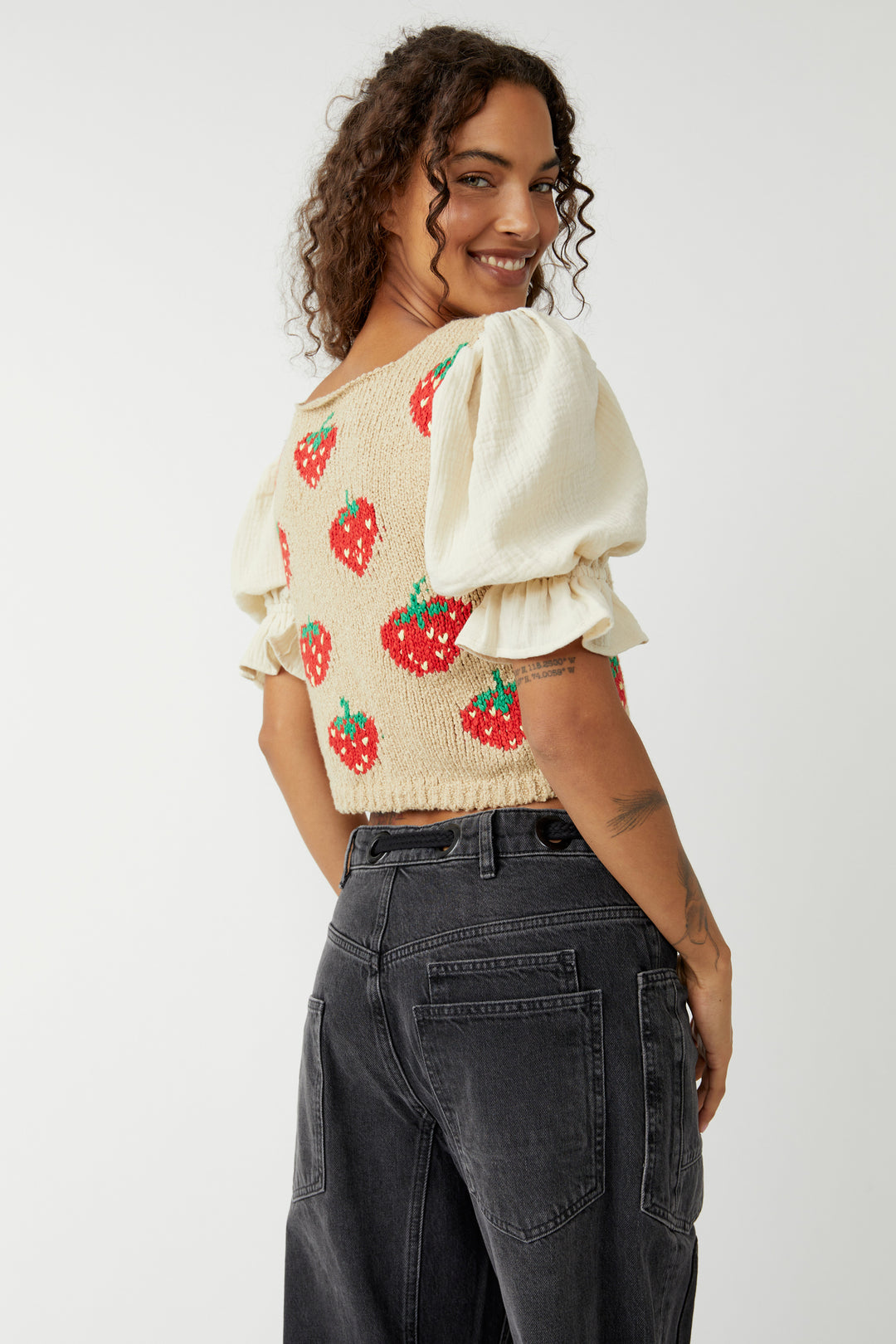 Free People Strawberry Jam Sweater Top – Ella J Boutique